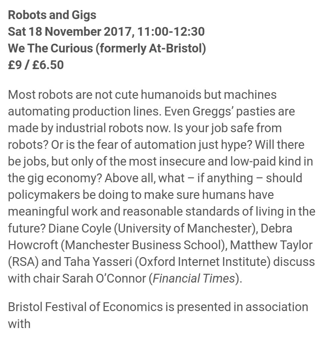 @FestivalofIdeas #economicsfest Fantastic discussion about the future at FOE this morning, great panel. 1/2 https://t.co/YGDDLULi81